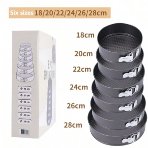 Ensemble De 3/6 Moules À Gâteaux En Forme Circulaire